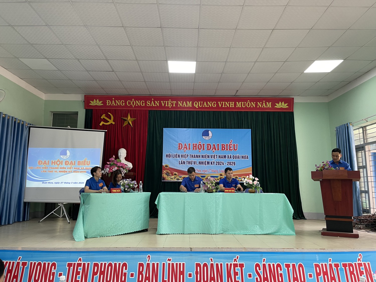 Đại hội hội Liên hiệp thanh niên Việt Nam xã khóa VI, nhiệm kỳ 2024 - 2029.