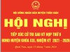 HỘI NGHỊ TIẾP XÚC CỬ TRI SAU KỲ HỌP